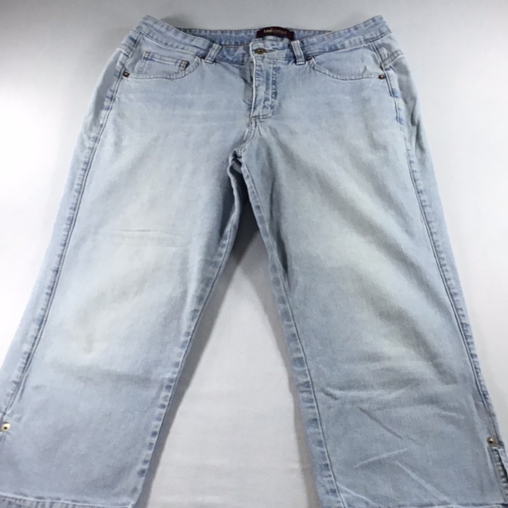 Lee Y2K Streetwear Classic 5 Pocket Lightwash Capri Jeans Size 12